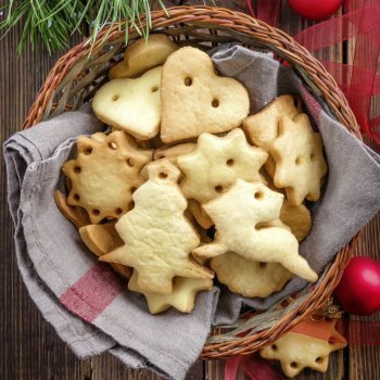 Galletas navideñas de miel sin gluten ni lácteos