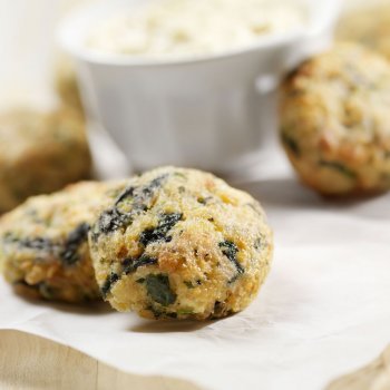 Croquetas de espinacas. Receta para niños