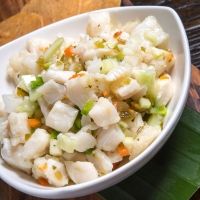 Ceviche de pescado para niños. Recetas peruanas