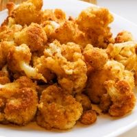 Coliflor rebozada. Recetas sanas para niños