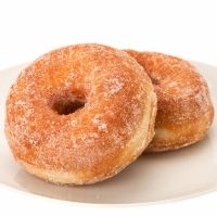 Donuts caseros glaseados con azúcar