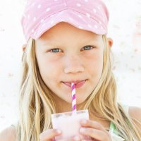 Cremas, batidos y zumos con frutas para niños