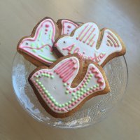 Galletas con forma de paloma como recuerdo de la Primera Comunión