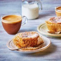 Recetas para niños con soya o soja. Muffins de zanahoria y manzana