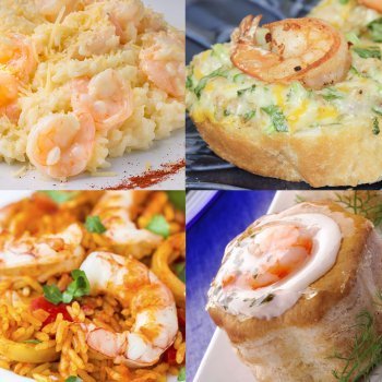Recetas con gambas para la familia. Cocina con marisco