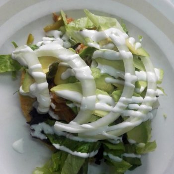 Tostada de Tinga. Receta popular en México