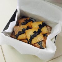 Galletas de Halloween con forma de murciélago