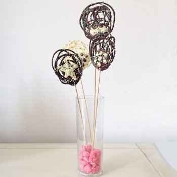 Receta de piruletas de chocolate para celebraciones familiares