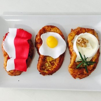 Receta de tapas de torrijas