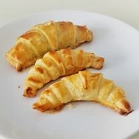 Receta de mini croissants de plátano y chocolate