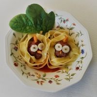 Nidos con polluelos. Divertidas recetas de trampantojo para niños