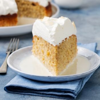 Pastel de tres leches. Postre mexicano para niños