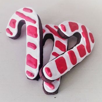 Galletas de bastón de Navidad. Recetas navideñas para niños