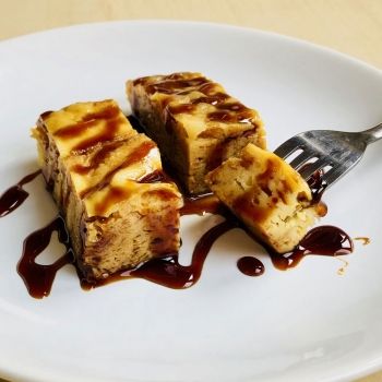 Leche asada en microondas