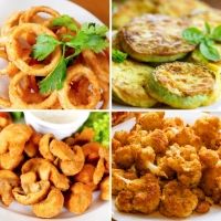 Verduras rebozadas y fritas para niños. Recetas caseras
