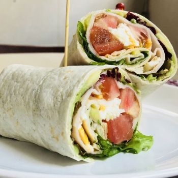Wrap vegetal para niños. Recetas de burritos para la merienda