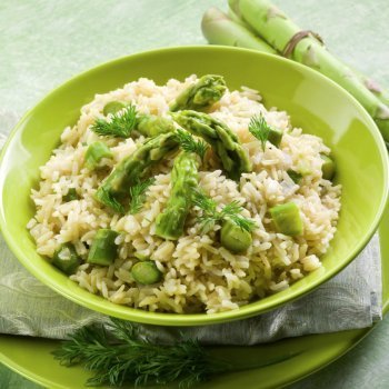 Risotto de espárragos