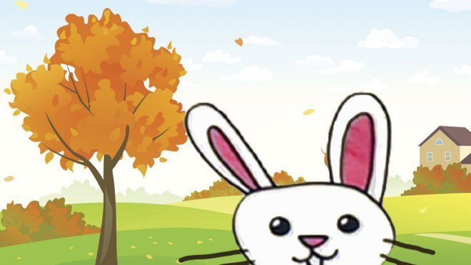 Cómo dibujar un conejo. Dibujos infantiles de animales