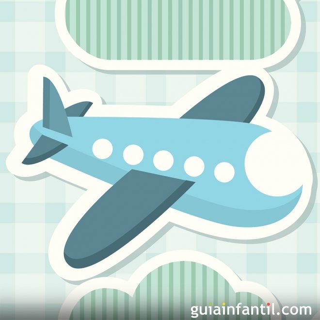 Cómo dibujar un avión. Dibujos de transportes para niños