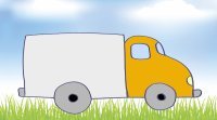 Cómo dibujar un camión. Dibujos de transportes para niños