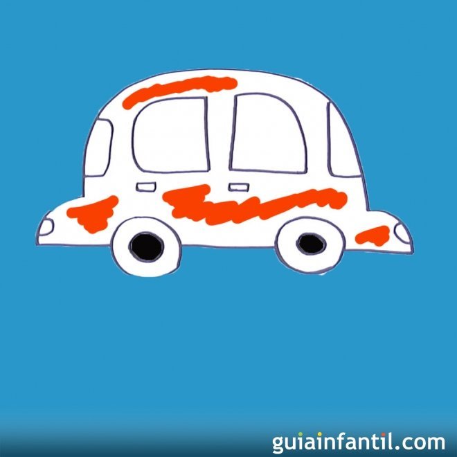 Cómo dibujar un coche. Dibujos de medios de transporte para niños