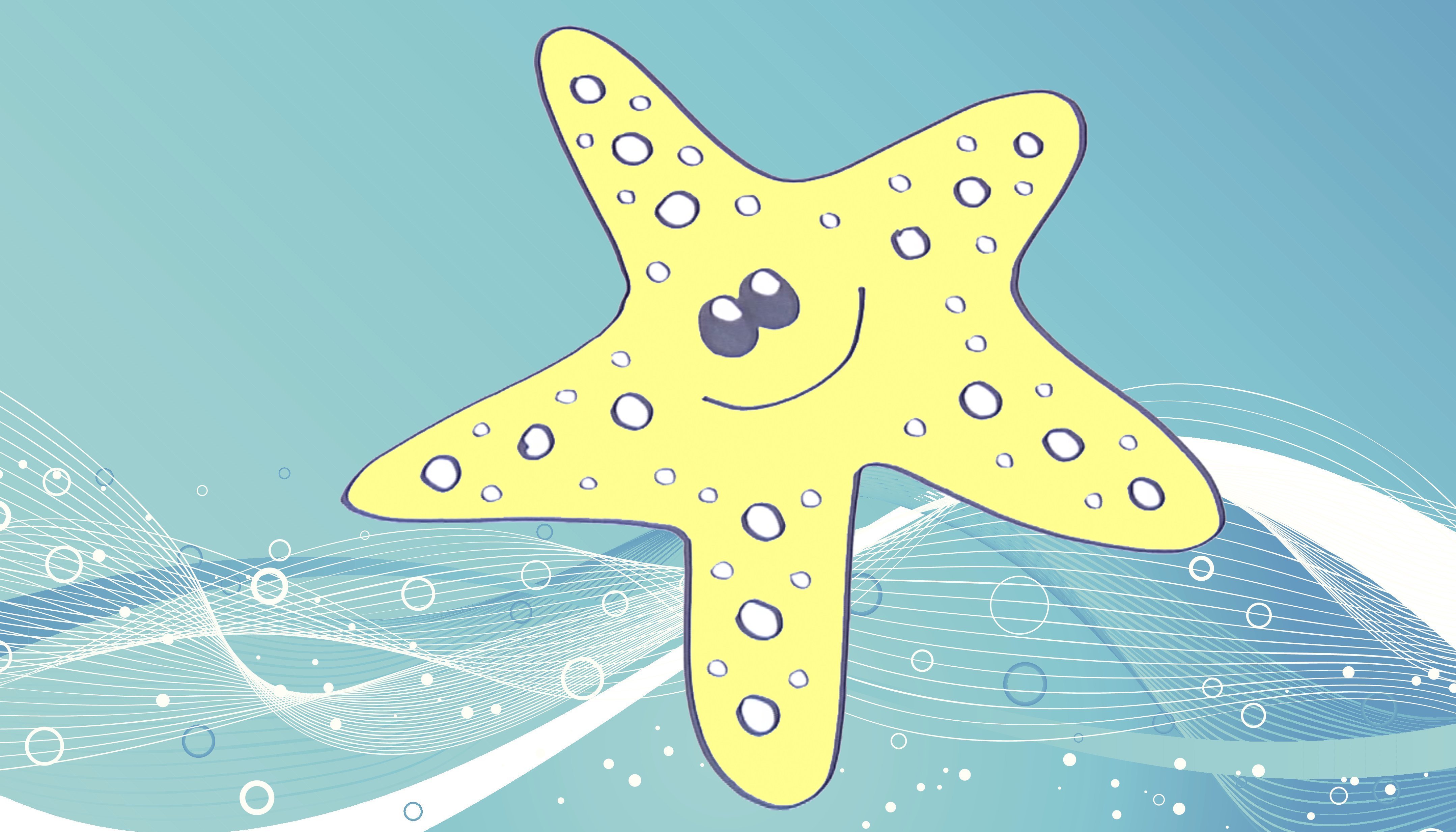 Dibujos para niños de animales marinos. Cómo dibujar una estrella de mar