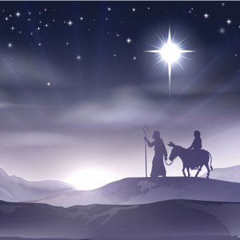 Hacia Belén va una burra