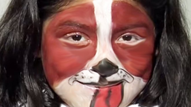 Maquillaje de fantasía de Perrito