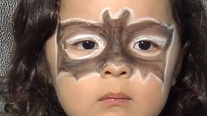Maquillaje de fantasía de Batman
