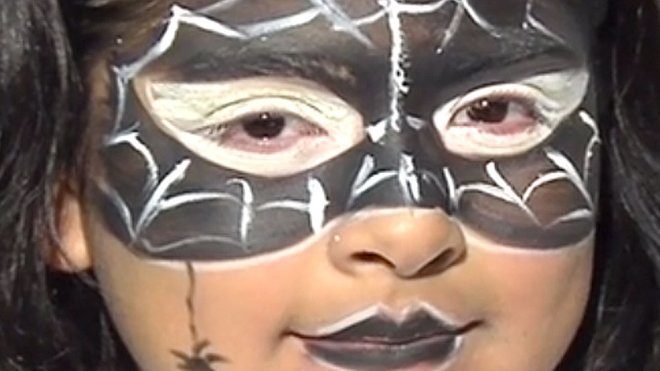Maquillaje de fantasía de Araña