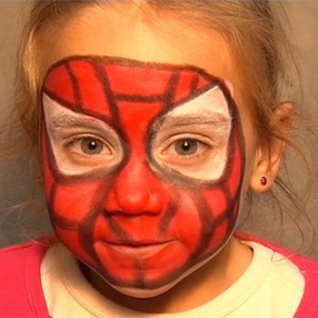 Maquillaje de fantasía de Spiderman