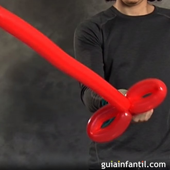 Globoflexia para niños. Aprende a hacer una espada de caballero