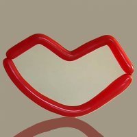 Decoración con globos para niños. Unos labios