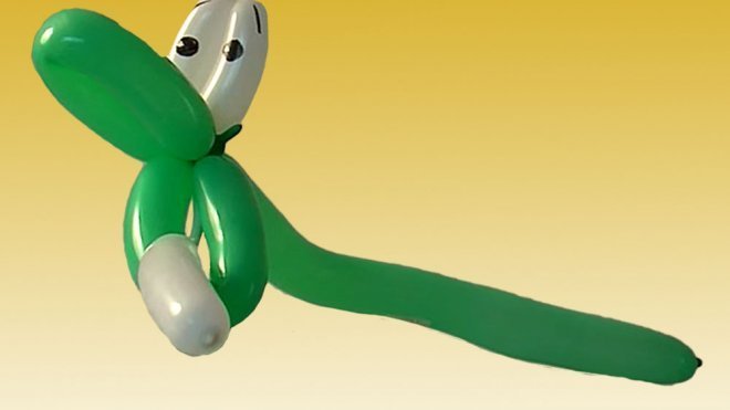 Globos de animales para fiestas. Serpiente en globoflexia