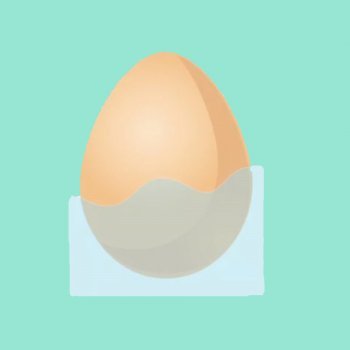 El huevo que flota en agua