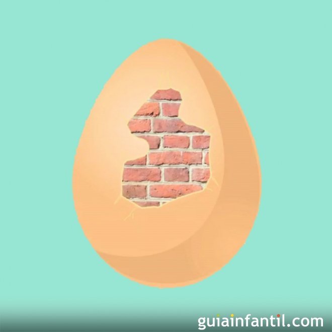 Cuanto peso puede aguantar un huevo. Experimentos para niños