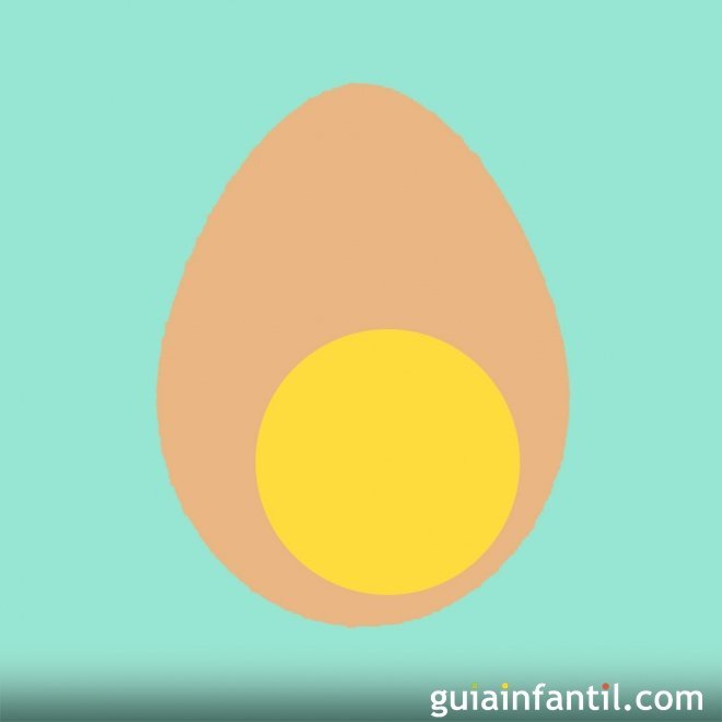 Separar la yema del huevo en un segundo. Ciencia para niños