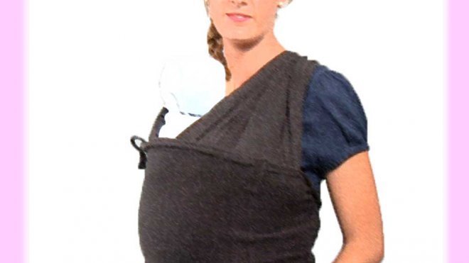 Llevar a tu bebé con un caboo. Portabebés