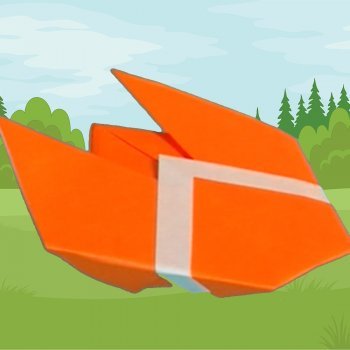 Cigarra de origami
