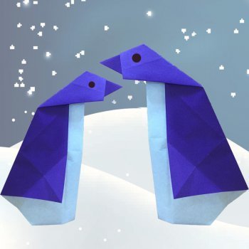 Pingüino de origami