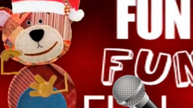 Karaoke de villancicos. 25 de Diciembre fun fun fun