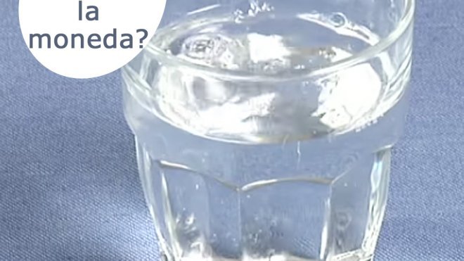 Ciencia para niños. La moneda que desaparece