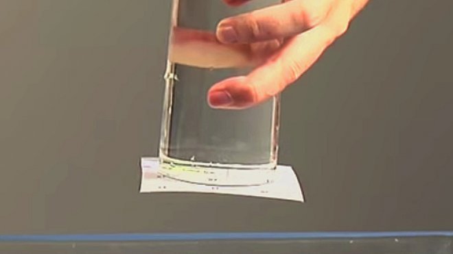 Ciencia para niños. El agua que no cae