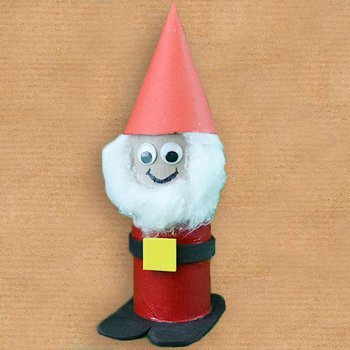 Papá Noel. Manualidades para niños de Navidad