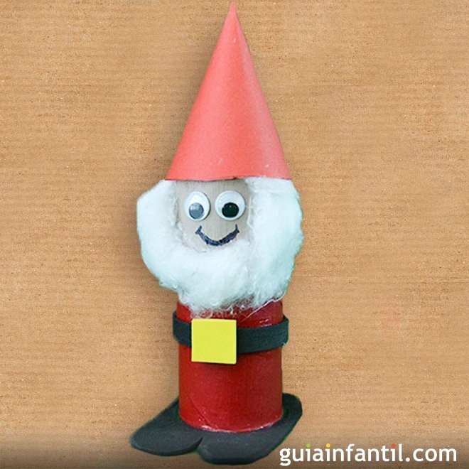 Papá Noel. Manualidades para niños de Navidad
