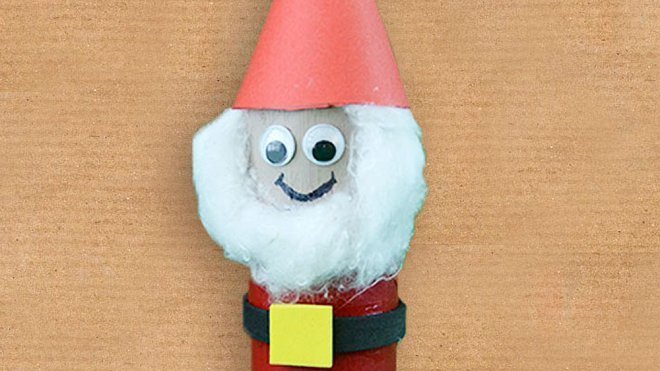 Papá Noel. Manualidades para niños de Navidad