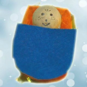 Cómo hacer un niño Jesús con material de reciclaje