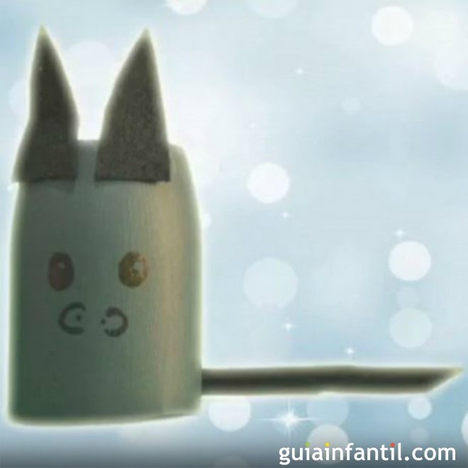 Cómo hacer una Mula con material de reciclaje. Manualidad infantil