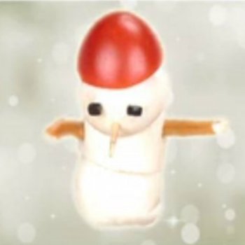Muñeco de nieve. Receta de canapé navideño