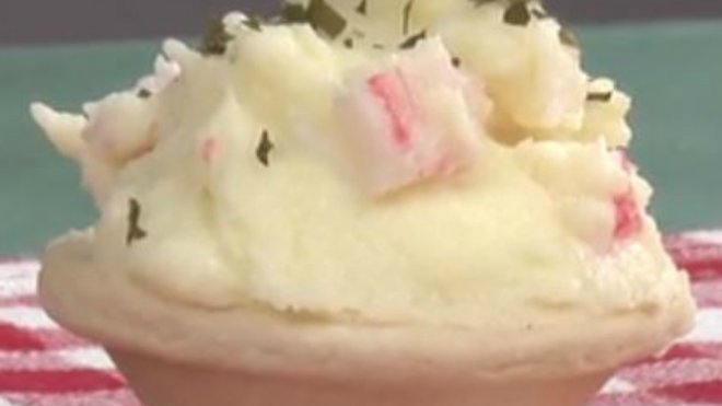 Tartaleta de árbol navideño. Aperitivos para Navidad